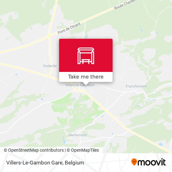 Villers-Le-Gambon Gare plan