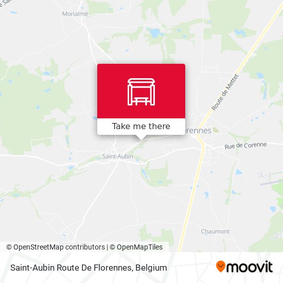 Saint-Aubin Route De Florennes plan