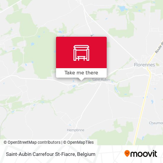 Saint-Aubin Carrefour St-Fiacre map