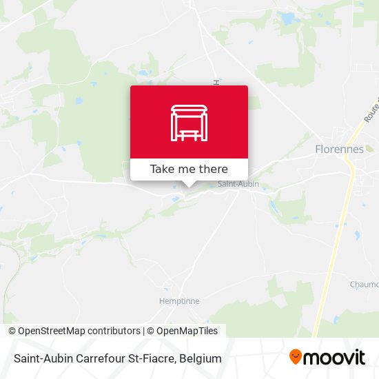 Saint-Aubin Carrefour St-Fiacre map