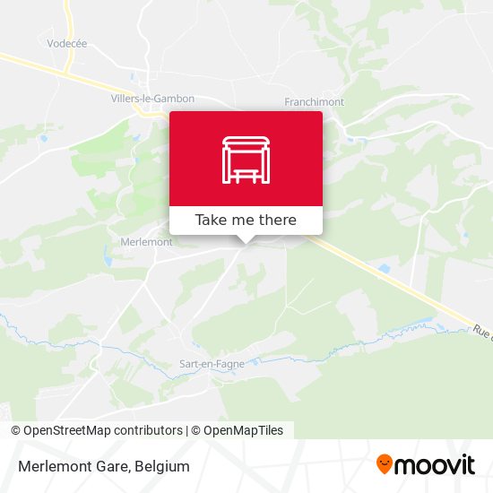 Merlemont Gare map