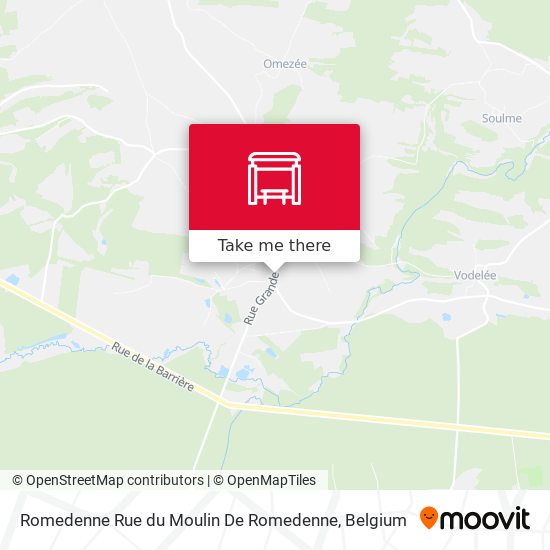 Romedenne Rue du Moulin De Romedenne plan