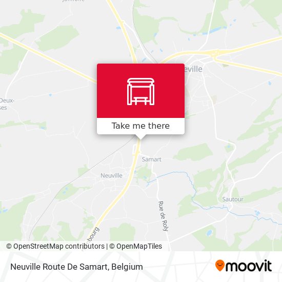 Neuville Route De Samart map