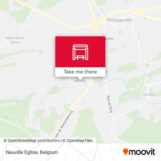 Neuville Eglise map