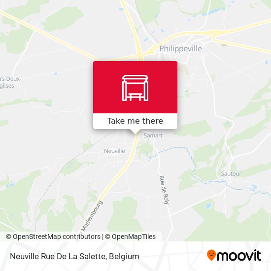 Neuville Rue De La Salette map