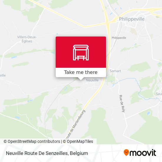 Neuville Route De Senzeilles map