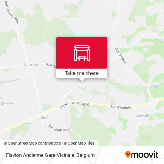 Flavion Ancienne Gare Vicinale map