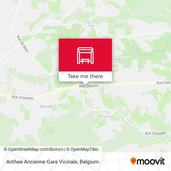 Anthee Ancienne Gare Vicinale map