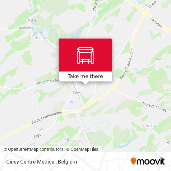 Ciney Centre Médical plan