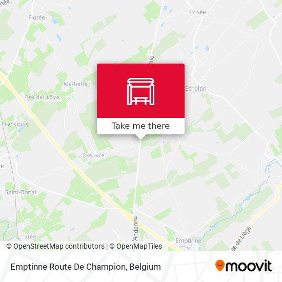 Emptinne Route De Champion plan