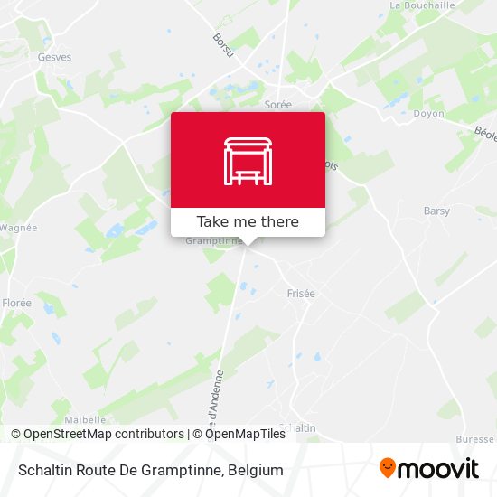 Schaltin Route De Gramptinne map