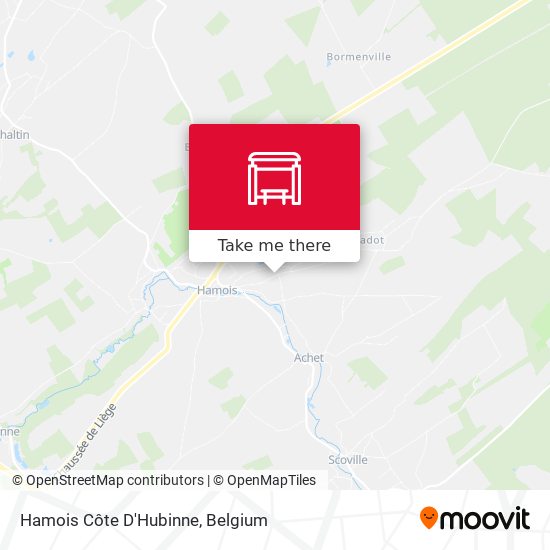 Hamois Côte D'Hubinne plan