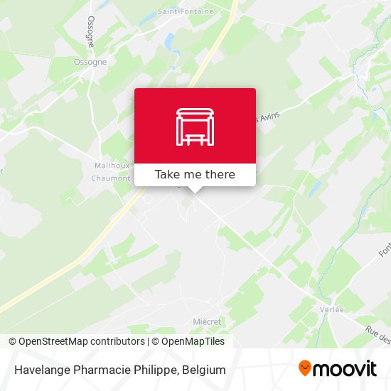 Havelange Pharmacie Philippe plan