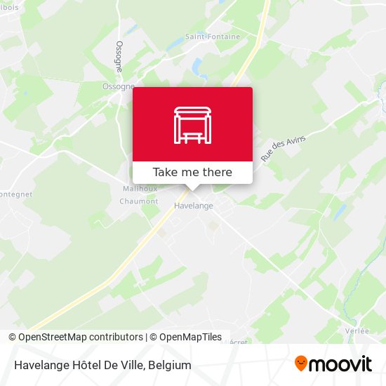 Havelange Hôtel De Ville map