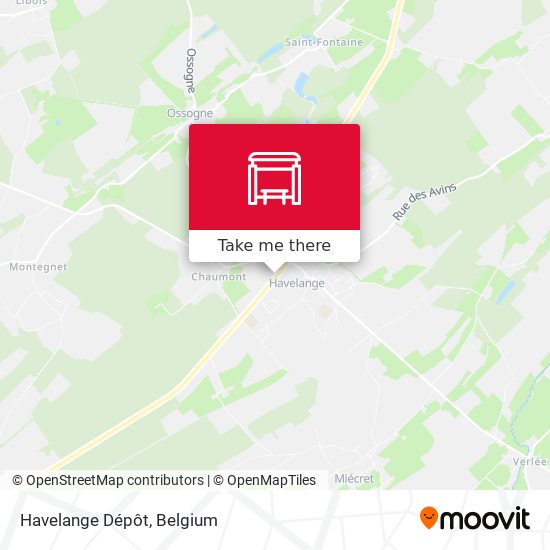 Havelange Dépôt plan