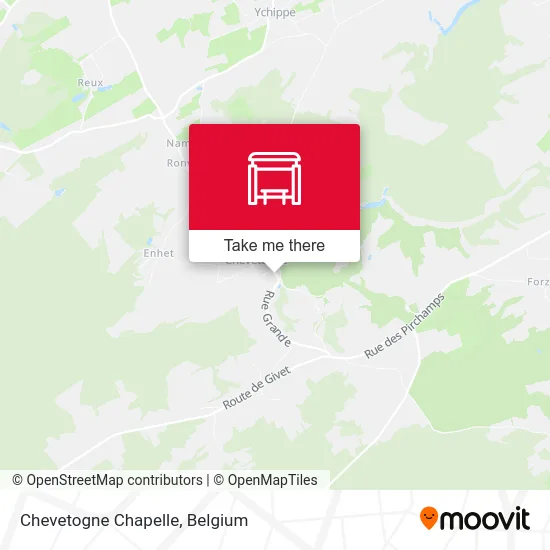 Chevetogne Chapel map