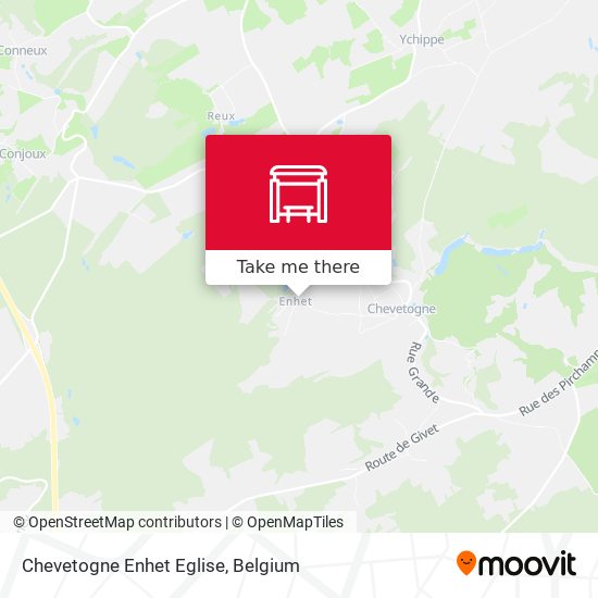 Chevetogne Enhet Eglise map