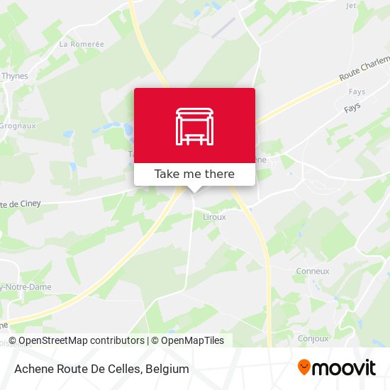 Achene Route De Celles plan