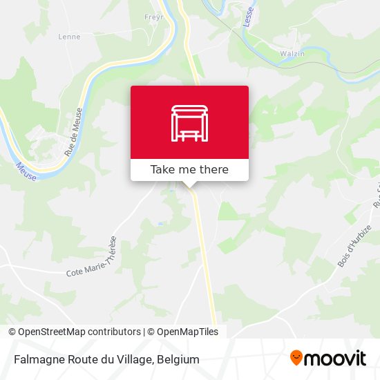 Falmagne Route du Village plan