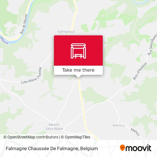 Falmagne Chaussée De Falmagne map