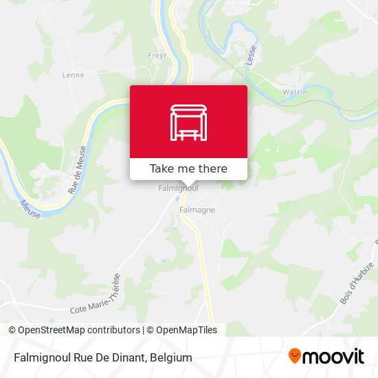 Falmignoul Rue De Dinant plan