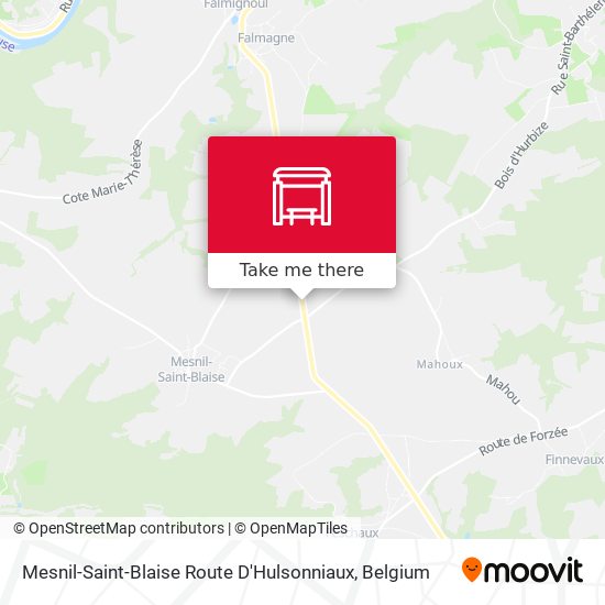 Mesnil-Saint-Blaise Route D'Hulsonniaux plan