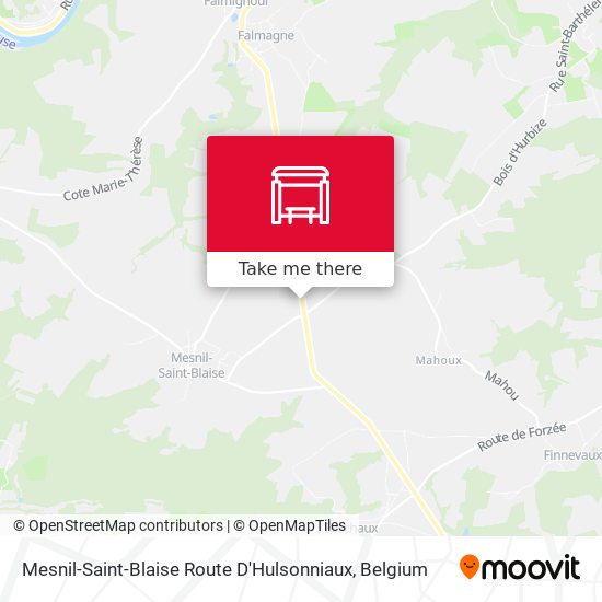 Mesnil-Saint-Blaise Route D'Hulsonniaux plan