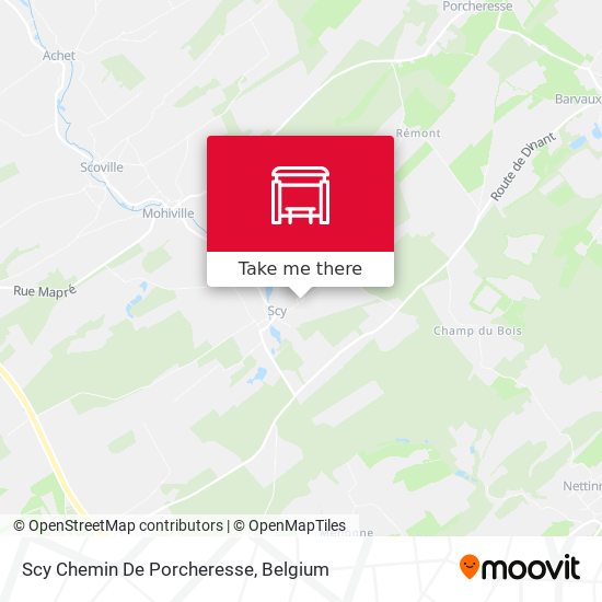 Scy Chemin De Porcheresse map