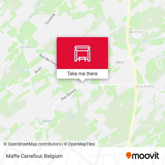 Maffe Carrefour map