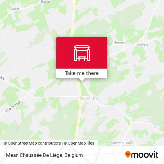 Mean Chaussée De Liège map