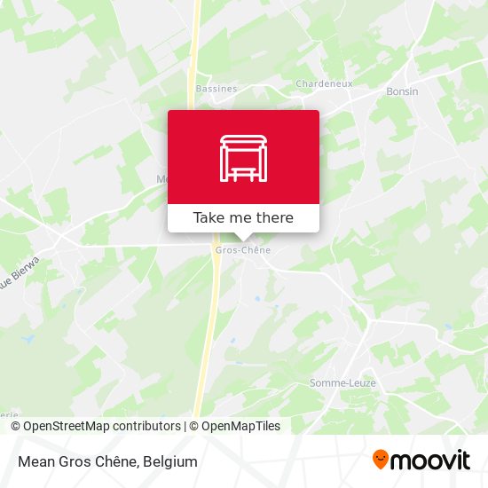 Mean Gros Chêne map