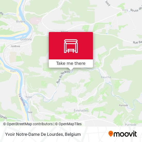 Yvoir Notre-Dame De Lourdes map