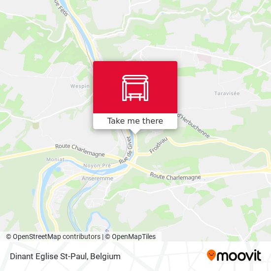 Dinant Eglise St-Paul plan