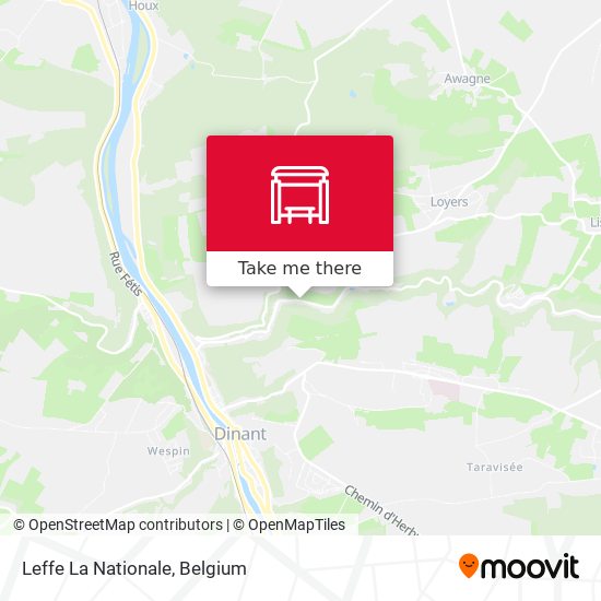 Leffe La Nationale map