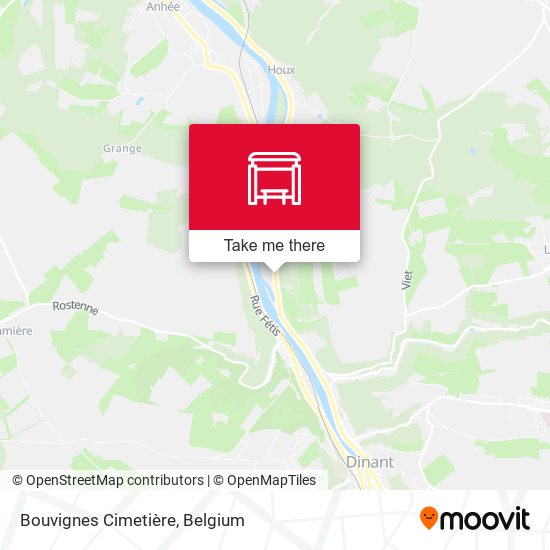 Bouvignes Cimetière plan