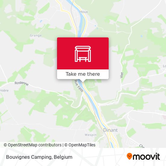 Bouvignes Camping plan