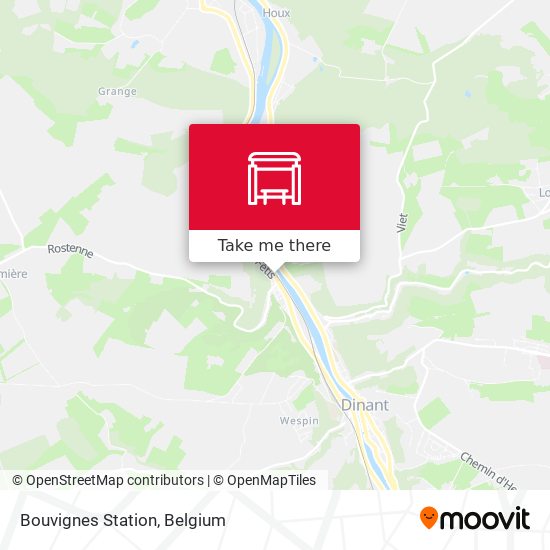 Bouvignes Station plan