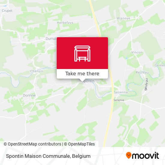 Spontin Maison Communale map