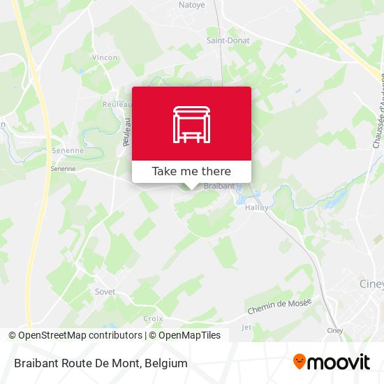 Braibant Route De Mont plan