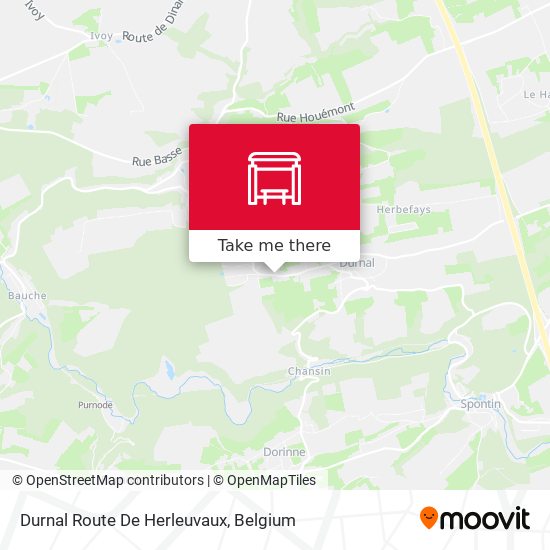 Durnal Route De Herleuvaux map