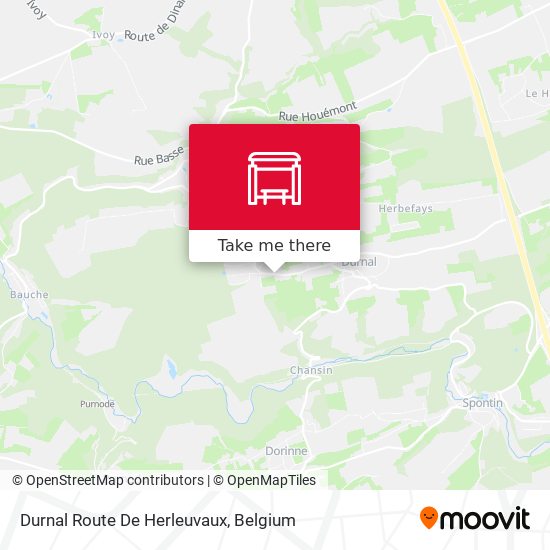 Durnal Route De Herleuvaux map