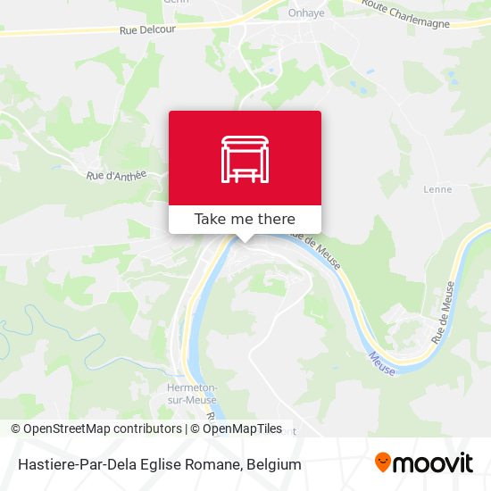 Hastiere-Par-Dela Eglise Romane plan