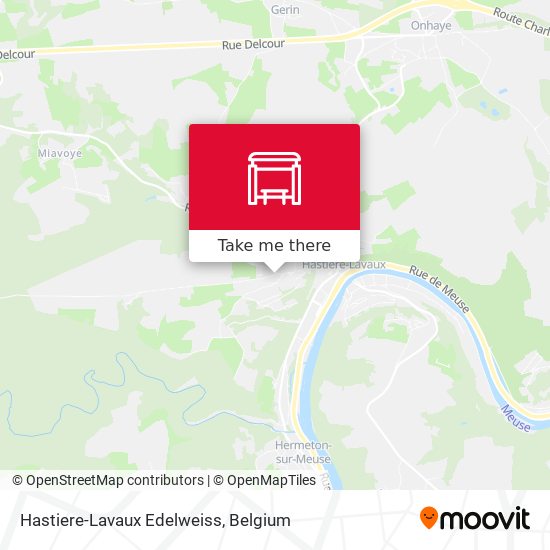 Hastiere-Lavaux Edelweiss map