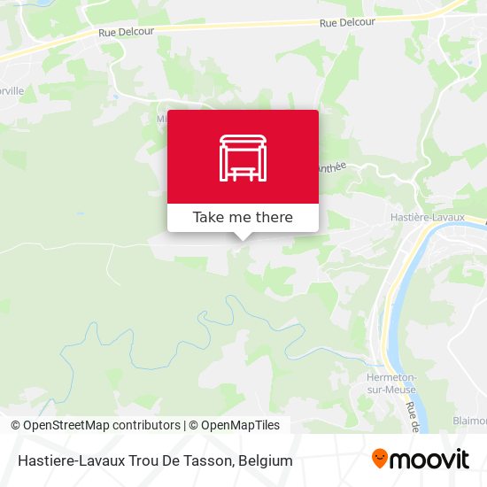 Hastiere-Lavaux Trou De Tasson map