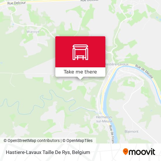 Hastiere-Lavaux Taille De Rys plan