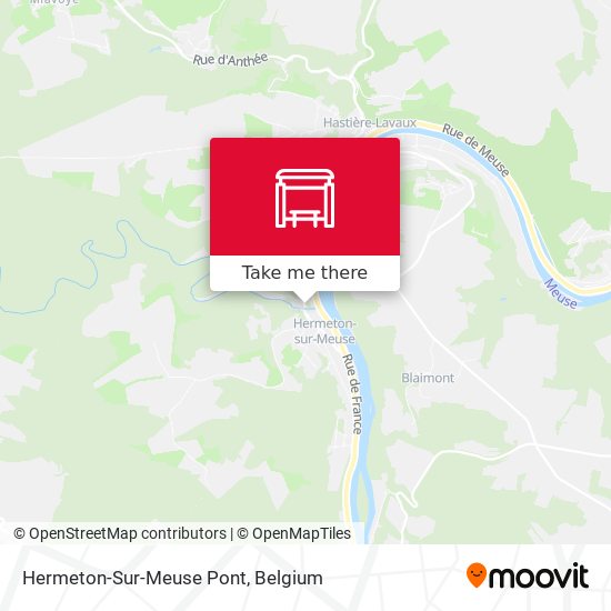 Hermeton-Sur-Meuse Pont map