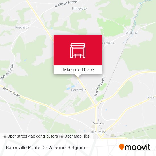 Baronville Route De Wiesme map
