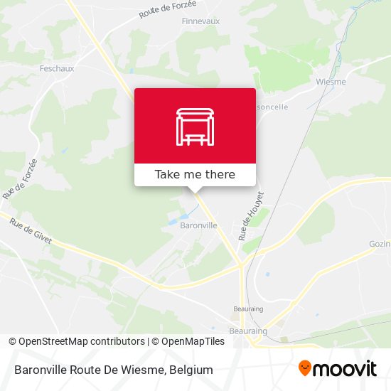 Baronville Route De Wiesme map