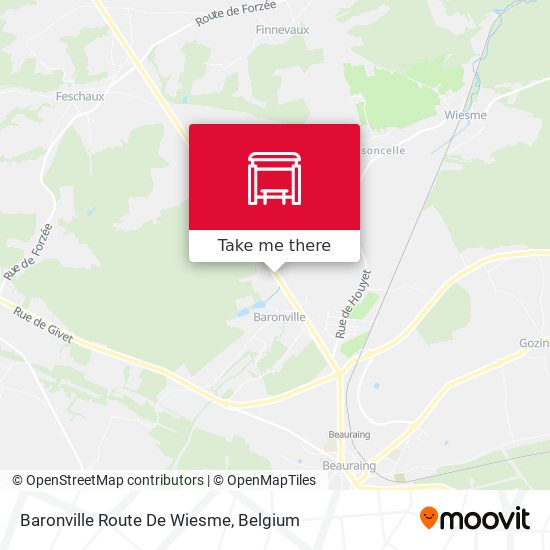 Baronville Route De Wiesme plan