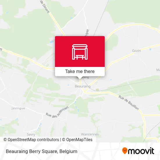 Beauraing Berry Square map